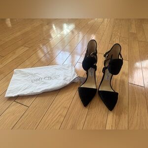 Jimmy Choo Black velvet Heels - BRAND NEW